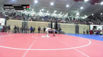 165 lbs Champ. Round 2 - Brody Young, Wawasee vs Steven Shull, Perry Meridian Wrestling Club