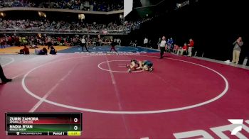 5A 100 lbs Quarterfinal - Zurri Zamora, Amarillo Tascosa vs Nadia Ryan, Frisco Reedy