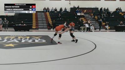 110 lbs Champ. Round 1 - Gracie Pattison, Central College vs Amelia Hermanson, Augsburg University