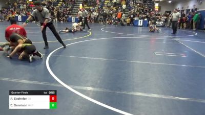 74 lbs Quarterfinal - Rocco Soehnlen, G3 vs Cael Dennison, South Fayette