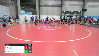 195 lbs Rr Rnd 1 - Mason Marolo, Mat Assassins Blue vs Thomas Prins, Michigan Premeir Gold