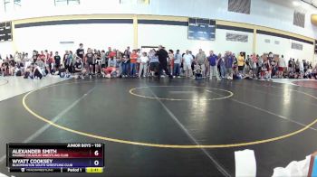 150 lbs Champ. Round 2 - Alexander Smith, Maurer Coughlin Wrestling Club vs Wyatt Cooksey, Bloomington South Wrestling Club
