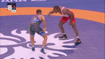 74 kg 1/8 Final - Geannis Garzon Tamayo, Cuba vs Amirmohammad Babak Yazdanicherati, Iran