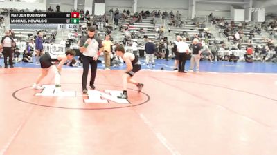 113 lbs Round Of 32 - Hayden Robinson, NY vs Michael Kowalski, UT