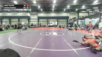 148 lbs Rr Rnd 8 - Henry Santini, DoughBoy WC - BHS vs Austin Gyorkos, Michigan Premier Blue - BHS