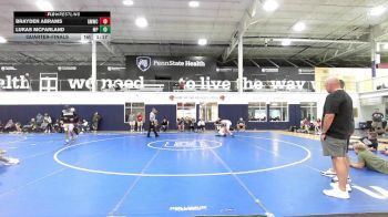 115 lbs Quarterfinal - Brayden Abrams, Gold Medal WC - HSC vs Lukas McFarland, Malvern Prep - HSC