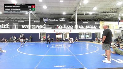 115 lbs Quarterfinal - Brayden Abrams, Gold Medal WC - HSC vs Lukas McFarland, Malvern Prep - HSC