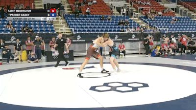 157 lbs Champ. Rd Of 16 - Keith Remington, Texas vs Parker Casey, Iowa