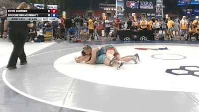190 lbs Champ. Rd Of 64 - Bryn Schmidt, Wisconsin vs Brooklynn McKinney, Oklahoma