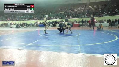 113 lbs Round Of 16 - Alex Pomares, Duncan Lady Demons vs Rylie Hillis, Norman Jr High