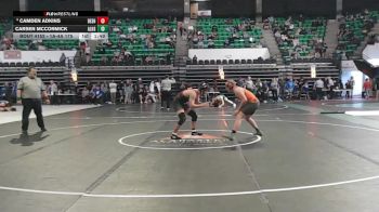 1A-4A 175 Champ. Round 2 - Camden Adkins, Deshler vs Carsen Mccormick, Alexandria HS