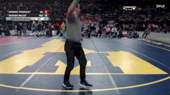 6A 144 lbs 3rd Place Match - Draken Miller, Meridian vs Dominic Prangley, Coeur D Alene