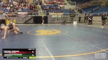 138 lbs Quarterfinal - Augustus Maughan, Fargo North vs Michael Norman, Grand Forks Central