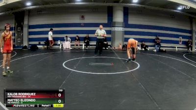 110 lbs Finals (2 Team) - Matteo Elizondo, MD Maniacs vs Kalob Rodriguez, Mat Assassins Red