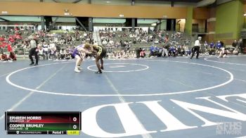 150 lbs Quarterfinals (8 Team) - Cooper Brumley, CHICKASHA vs Ephreim Morris, MACARTHUR