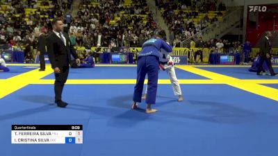 THAMARA FERREIRA SILVA vs IZADORA CRISTINA SILVA 2024 World Jiu-Jitsu IBJJF Championship