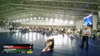 85 lbs Semis (4 Team) - Lailani Strong, Team Arizona vs Piper Eller, Utah Green