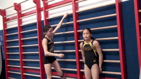 Stall Bar Flexibility #3- Du Soleil Combining Flexibility with Strength