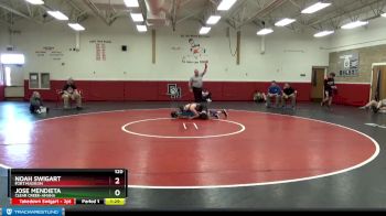 120 lbs Semifinal - Noah Swigart, Fort Madison vs Jose Mendieta, Clear Creek-Amana