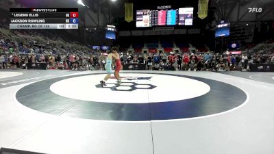 150 lbs Champ. Rd Of 128 - Legend Ellis, OK vs Jackson Rowling, NC