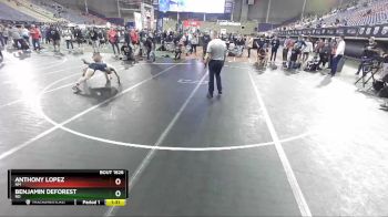 120 lbs Semifinal - Benjamin DeForest, ND vs Anthony Lopez, NM