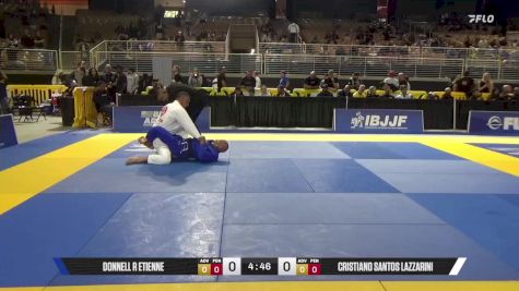 Cristiano Santos Lazzarini vs Donnell R Etienne 2025 Pan Jiu Jitsu IBJJF Championship