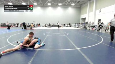 170 lbs Round Of 16 - Max Solis, MD vs Karson Snyder, PA
