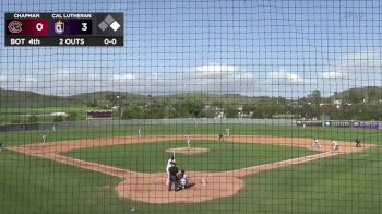 Replay: Chapman vs Cal Lutheran | Mar 28 @ 3 PM