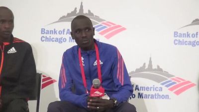 Emmanuel Mutai talks about differences between London and Chicago courses
