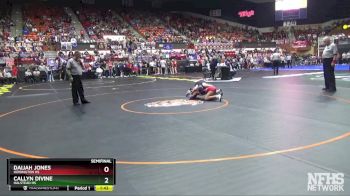 130 lbs Semifinal - Daijah Jones, Hoisington HS vs Callyn Divine, Halstead HS