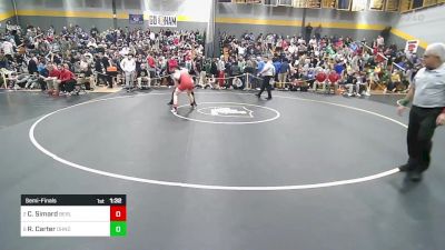 160 lbs Semifinal - Conlan Simard, Berlin vs Ralph Carter, Daniel Hand