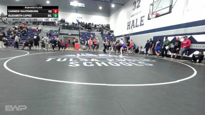 135 lbs Quarterfinal - Carmen Rautenburg, Vian vs Elizabeth Lopez, McLain