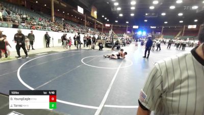 102 lbs Rr Rnd 3 - Damien YoungEagle, Stout Wrestling Academy vs Jakob Torrez, NM Beast