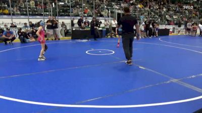 69 lbs Champ. Round 3 - Savannah Halsted, Sebolt Wrestling Academy vs Hadley Serrano, The Best Wrestler