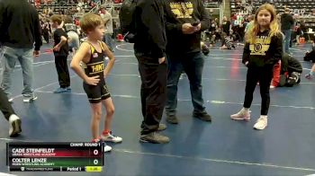 90 lbs Champ. Round 1 - Cade Steinfeldt, Ubasa Wrestling Academy vs Colter Lenze, Moen Wrestling Academy