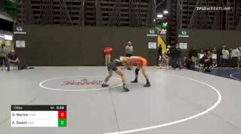 132 lbs Consolation - Seth Marick, Unattached 89 vs Kegan Swain, Unattached 20