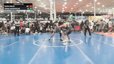 162 lbs Rr Rnd 1 - River Hibler, Grit Mat Club Blue - HSC vs Athan Tahopoulos, Kraken Blue - HSC