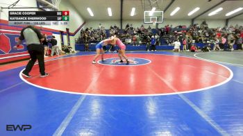155 lbs Semifinal - Gracie Cooper, Bixby Girls HS vs Kaydance Sherwood, Sapulpa High School Girls