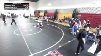 175 lbs Champ. Round 1 - Dominick Meza, Downey High School Wrestling vs Jimmy Buentello, Fourth Chamber