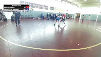 138 lbs Cons. Round 3 - Gwendolyn Tomkins, Menlo NCWA vs Jazmin Kumler, Fresno State University
