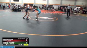 110 lbs Quarterfinal - Amiyah Burdine, Cedar Rapids Jefferson vs Kenedy Stolk, Dubuque Senior