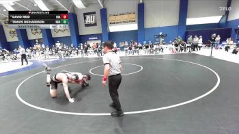 165 lbs Quarterfinal - Travis Richardson, Heidelberg vs David Reid, Roanoke College