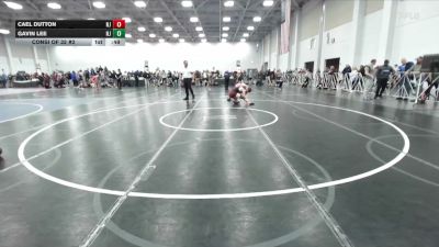 132 lbs Consi Of 32 #2 - Cael Dutton, NJ vs Gavin Lee, NJ