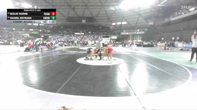 Boys 3A 150 lbs Champ. Round 2 - Daniel Estrada, Kent Meridian vs Malik Horne, Prairie