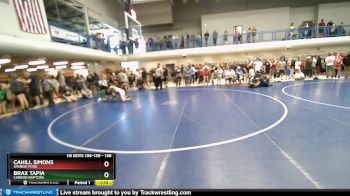 138 lbs 3rd Place Match - Cahill Simons, Spanish Fork vs Brax Tapia, Carbon Raptors