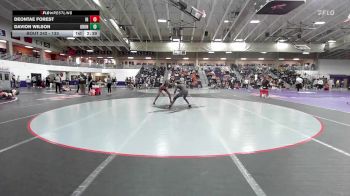 133 lbs Quarterfinal - Deontae Forest, Indian Hill Community College vs Davion Wilson, Graceland University