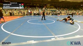 70 lbs Consi Of 4 - Mason Nolan, Blue Devil Wrestling vs Jett Duran, Jay Wrestling Club