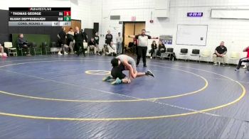 165 lbs Cons. Round 4 - Elijah Deffenbaugh, Hamburg vs Thomas George, Salamanca