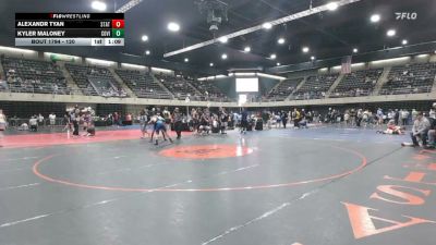 120 lbs Consi Of 8 #2 - Alexandr Tyan, Staten Island vs Kyler Maloney, Covington