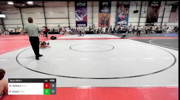 132 lbs Rr Rnd 1 - Noah Ackers, Central Maryland Wrestling Red vs Ryder Kolat, Shore Thing Sun